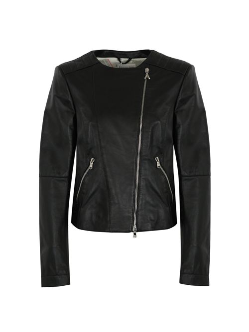 Giubbotto biker in pelle Patrizia Pepe | CO0361 L1HZK103